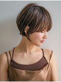 首が綺麗に見えるオトナショート　1