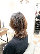 クリアリティ ヘアーサロン 京都駅前本店(clarity hair salon)&nbsp;ロングウルフ×パーマ　@1101_hairstyle ●145●