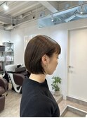 切りっぱなしボブ［表参道/髪質改善/ハイライト］