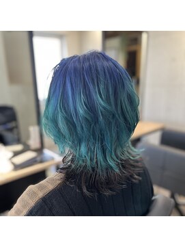 スターズ 渋谷(STARS) ネイビーブルー×ターコイズ