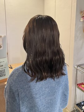 シー 岡崎(,SHE) 切りっぱなしボブ/エアリーロング/美髪/ピンクブラウン/岡崎