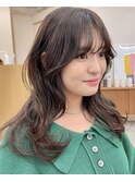 【LIANCA】レイヤーカット/グレージュカラー