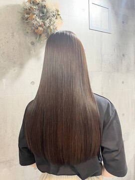 髪彩美 自由が丘 奥沢 シルクストレート