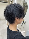 ゆるふわパーマショートヘア20代/30代/40代