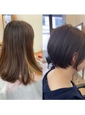 -Ameri-藤川☆ショートボブ【浜町/ショート/ボブ/髪質改善】