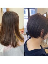 アメリ(Ameri)&nbsp;-Ameri-藤川☆ショートボブ【浜町/ショート/ボブ/髪質改善】