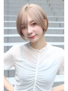 エトラ 渋谷店(etora) ショートカット×ひし形ショートボブ×前髪あり20代30代40代