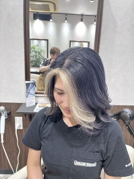 ベルヘアーデザイン 堺東(Belle hair Design) フェイスフレーム/ケアブリーチ/インナーカラー/ブリーチ