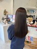 《髪のお悩みを美髪艶髪に改善☆》カット＋カラー+髪質改善ストレート