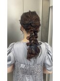 long  hair arrange