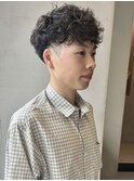 メンズ/無造作/外国人風/刈り上げ/スパイラル/大矢