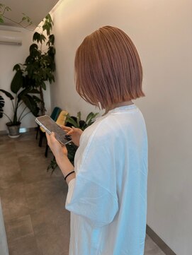 フェーディン(fa/din) ピンクベージュボブ