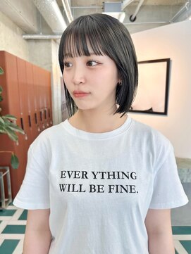 ノエ(noe) ホワイトグレージュ/デジタルパーマ/チェリーブラウン/栄c150