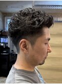ツイストスパイラルパーマ/スパイキーショート/ツーブロック