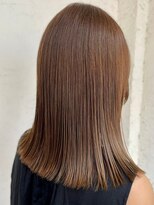 オッジ 西新店(Oggi)&nbsp;オリーブベージュ 透明感カラー 髪質改善トリートメント 艶髪