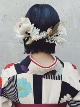 ピノ ウメダ(Pinot UMEDA) #成人式ヘアアレンジ #前撮りヘアアレンジ