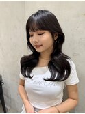 暗めカラー/韓国風巻き/レイヤーカット/髪質改善/縮毛矯正