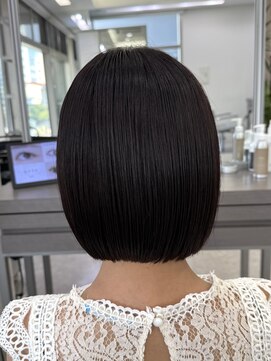 アルテヘアー(arte HAIR) 【arte HAIR】タイトボブ/艶髪/カシスレッド