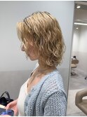 ハイトーン×ブリーチパーマ