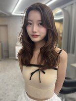 ボタン ハカタ(VOTAN hakata) 博多/センター分け/顔周り/ブラウン/レイヤー