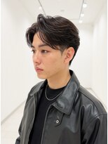 ライズ ネックス ザ サロン 渋谷(LIZE nex the salon) センターパート/メンズカット/【#渋谷駅#髪質改善】