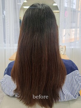 アンドヒア 谷町四丁目店(and.here) 最高級髪質改善の1年後