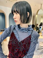 ロマリア(Lomalia)&nbsp;ボブヘア[表参道/原宿/ダブルカラー/ケアブリーチ/縮毛矯正]