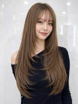 ノア(NOA)&nbsp;【NOA】韓国風くびれレイヤー×ブリーチなし透明感カラー