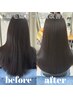 【新規オススメNo.1】カット+美髪縮毛矯正+髪質改善Tr￥24500→22000