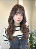 レイヤーカット 透明感カラー