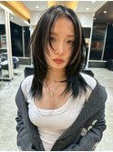 お洒落ハッシュカットレイヤーカット立川三鷹国分寺韓国ヘア