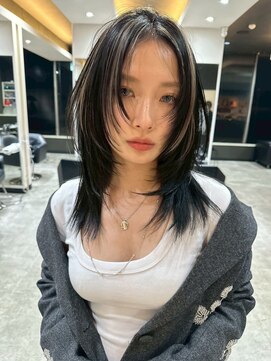 シスター 国分寺(sister) お洒落ハッシュカットレイヤーカット立川三鷹国分寺韓国ヘア
