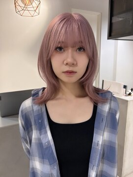 キュエム(Cuem) 【Cuem 諏訪】ピンクベージュ ハイトーン 春からー