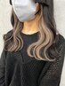 【小顔カラー】インナーカラー+カラー+CMCトリートメント ¥13500