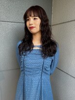 ヘアーアイストゥーレ(HAIR ICI TRE)&nbsp;ロングパーマ　スパイラルパーマ　ブリーチなしカラー　担当桜桃