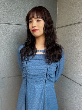 ヘアーアイストゥーレ(HAIR ICI TRE) ロングパーマ スパイラルパーマ ブリーチなしカラー 担当桜桃