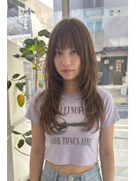 トレ(tre.)&nbsp;髪質改善 レイヤースタイル 大人可愛い