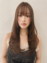ブロッサム アネックス 成増店(Blossom) 韓国風☆夏カラーブラウンブリーチなしカラーロングレイヤー