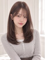 ユーフォリア エヌ 池袋サンシャイン通り店(Euphoria +n)&nbsp;ショコラグレージュ盛れる顔周りレイヤーカット10代20代人気池袋