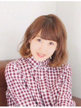 シアン(CYAN) エアリーカール×Aラインミディ