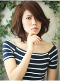 大人ヘア「コンサバ×エレカジ」ショートボブ 巣鴨店