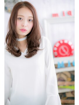 ヘアアンドビューティー ミック(Hair & Beauty miq) アンニュイ顔のリラクシーロングb