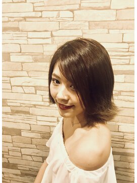 バーニー ヘア ラウンジ(Burny hair lounge) ☆ソフトブルュージュ外ハネガーリー☆