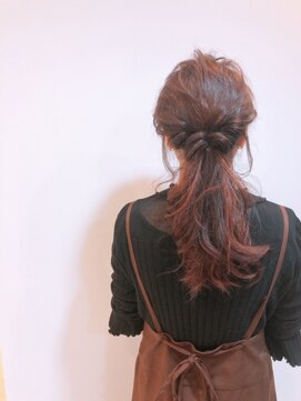 ディーヘアーデザイン(d.HAIR DESIGN) ポニーテールアレンジ☆