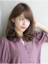 ザ シー 橋本(The C)&nbsp;骨格に似合わせた小顔ミディアム（イルミナカラー）ザシー橋本店