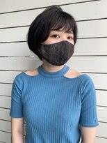 エフィールリアモ(afeel riamo)&nbsp;マスクでも似合うショートボブ！