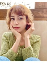 シークエンス 外苑前(SEAQUENCE)&nbsp;セミウェットウェーブ×ボブルフ[外苑前/髪質改善/白髪染め]