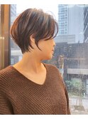 ハンサムショート×髪質改善ヘアカラー