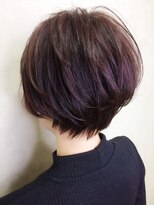 エヌプラス(N+)&nbsp;黒髪グラデヘアーオリーブグレー小顔に見せるヘアココアベージュ