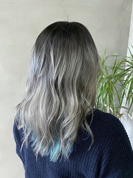 ジル(JiL) バレイヤージュ×インナーカラー